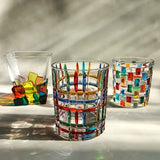 Farget Krystall-Whiskyglass