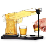 Eksklusivt Whiskysett med Stativ og Shotglass