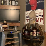 Bourbon Whiskyfat-Hylle