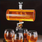 Whiskydekantersett – Seilbåt